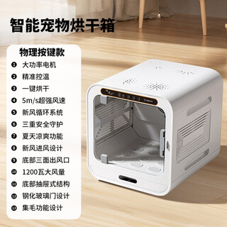 宠物烘干箱烘干机猫咪家用小型烘干箱洗澡自动洗猫狗机神器 【72L大空间1200w 】