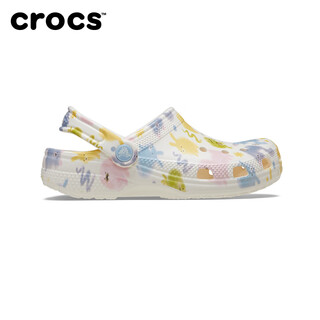 卡骆驰（crocs）春季新品儿童经典动物印花洞洞鞋男童女童拖鞋|210995 粉笔色-0WV 26 C9(155mm)