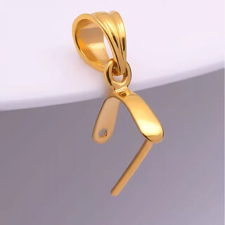 Dl 1998 discount 18k gold gold store same style gold plated melon seeds thickened version live mouth pendant buckle emerald buddha gold melon seed buckle