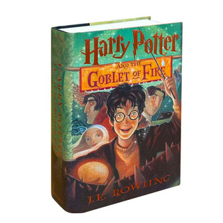 哈利波特与火焰杯4 Harry Potter and the Goblet of Fire 美版精装 JK罗琳 外国经典文学名著小说 学乐Scholastic 进口原版 英文书