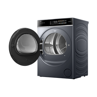 海尔（Haier）10KG双擎热泵干衣机 四重空净过滤 深度除毛屑 56度黄金温度烘干GA100-S566WH