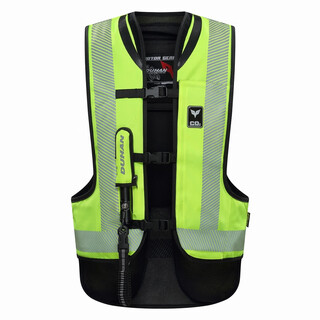 Duhan motorcycle airbag vest cycling suit men's motorcycle buffer reflective vest motorcycle travel anti-fall suit four seasons standard green xl