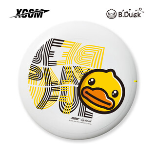 X-com b.duck little yellow duck joint model frisbee ike 175g extreme outdoor sports competition holiday gift little yellow duck-white