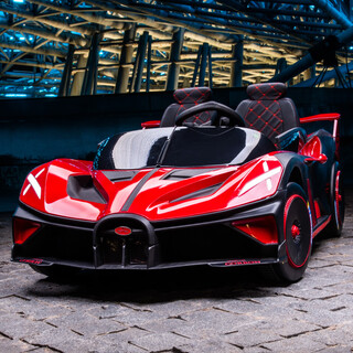 Xiaogazi children's electric car can sit a double baby remote control car for children two-seater drift stroller infant four-wheel toy car red, four-wheel drive + 12v12 + leather seat + soft wheels