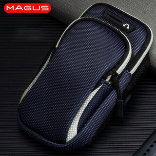 Mogos mobile phone arm running bag arm wrist dual-use sports bag outdoor cycling marathon men and women morning running night running casual armband suitable for apple huawei xiaomi samsung honor vivo xiaoman waist arm bag gray