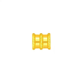 Wanmu pure gold 999 accessories gold small waist pendant 999 pure gold small waist hand-woven diy small accessories light luxury 0.02g small waist--single accessory