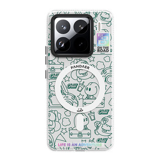 Meizu pandaer wilderness miaoci antibacterial phone case electronic oasis suitable for xiaomi 15 pro iml printing all-inclusive structure click button module