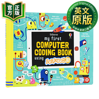 My programming enlightenment book english original my first computer coding book with scratchjr children's fun enlightenment programming imported english learning guide book english version hardcover dickins, rosie