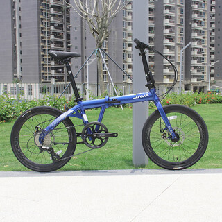 Joyvio folding bike aluminum alloy variable speed adult ladies men's commuter bike disc brake joyvio tt bright blue 20 inch 20 inch