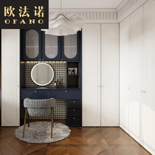 Ofano whole house customized french retro walk-in closet master bedroom wardrobe walk-in wardrobe fully customized white