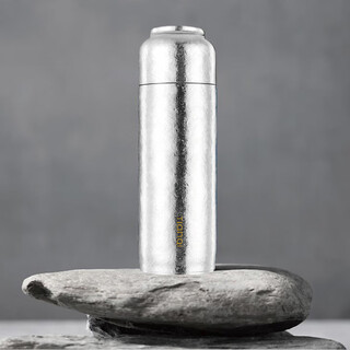 Tianchu pure titanium thermos cup high-end stewed tea cup portable business outdoor cold cup yaoshan series titanium natural color 400ml