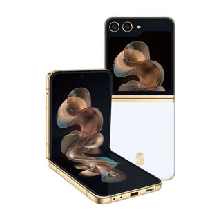 Samsung w24 flip ai mobile phone folding screen mobile phone smart external screen palm folding camera phone 12gb+512gb ice porcelain white