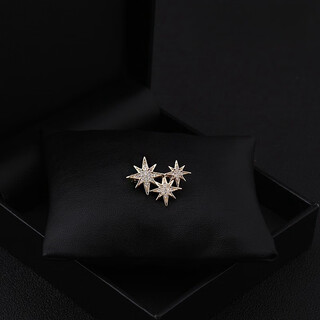 Puli uk nextvlone new high-end brooch for men and women smooth sailing navy sailboat brooch brooch star gold