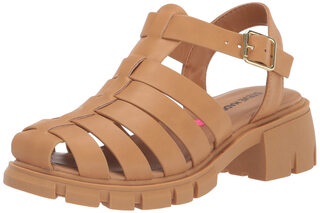 Steve madden girls' shoes unisex kids echo high heel sandals, tan tan 1 little kid