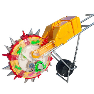 吉兴新款种肥一体精播机自动补籽播种机神器玉米黄豆点播机播种器 双口7嘴株距24cm带压土轮