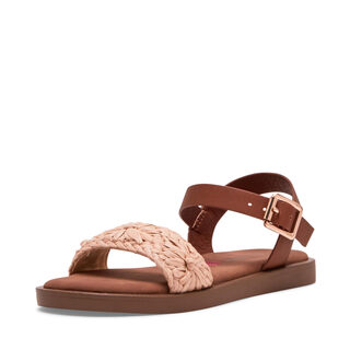 Steve madden girls' shoes thea flat sandals, raffia raffia 3 little kid