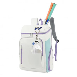 YY2025新款羽毛球包男女款国家队手提方包双肩背包网球背包 1408薰衣草