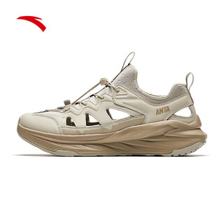 Anta (anta) light shell men and women's summer outdoor forest and river trekking shoes, ultra-purple sun protection clothing, woven shorts, trousers, empty top hat, forest exploration, sand dune gray/charlotte gray-4 (men's style) 45 (men's size 11)