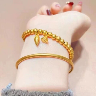 Fat donglai's same style bengal red gold bracelet, ancient method of inheriting the joy of two generations* detailed bracelet, vietnamese sand gold lotus bracelet + bracelet 56 yards (100 jin jin is equal to within 0.5 kg)