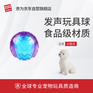 Gigwi dog toy ball sound ball high elasticity bite-resistant molar toy ball puppy small dog interactive pet toy ball
