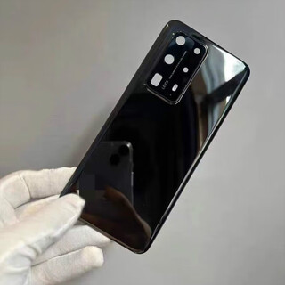 Suitable for huawei p40pro+ original back cover huawei p40pro+ original mobile phone glass battery rear screen shell black heat dissipation sticker + adhesive without frame