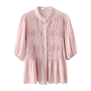 Miduli miduli maternity wear summer tops maternity shirt summer chiffon doll shirt large size t-shirt bottoming shirt 60491 pink xl size