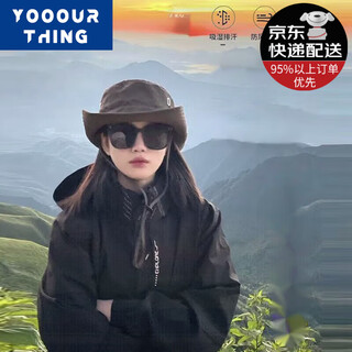 Yooourthing jacket men's and women's spring, autumn and winter three-in-one removable liner jacket cotton outdoor mountaineering jacket windproof jacket black (spring and autumn) xl (recommended 110-135jin jin equals 0.5kg)