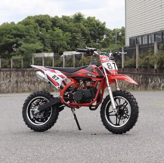 Jianhou small motorcycle children's 8-12 fuel off-road 49cc mountain mini car gaosai gasoline motorcycle flying electric car small k off-road two-stroke standard + mixed oil hand start