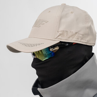 Meisha fishing hat men's sun protection windbreaker air cap outdoor sun covering men's and women's fashionable peaked hat beige one size