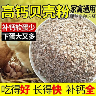 Factory direct sales of high calcium shell powder, clam shell powder to prevent soft eggs from being laid, calcium supplement to feed pigeons, chicken feed thickness, shell powder 3-5mm large particles (specialized to prevent egg pecking, calcium supplement, 10 jin jin is equal to 0.5 kg