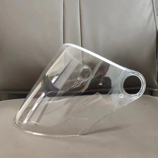 Xmsj helmet lens waterproof and anti-fog universal sun protection high-definition electric motorcycle helmet accessories half helmet windshield mask /.3.2 transparent color-arc length 40cm enhanced version