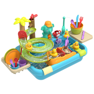 80% new, parents, children's water toys, dishwasher, water park, kitchen water toys, play house, girl's birthday gift