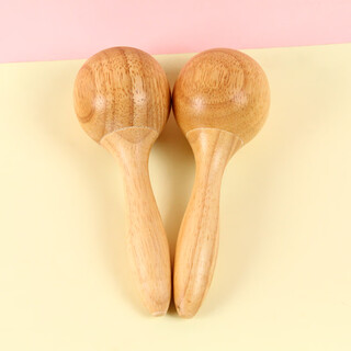 He jiagong yiku orff percussion instrument oak sand hammer kindergarten primary school middle school musical instrument teaching aids large adult wooden oak medium sand hammer 15cm