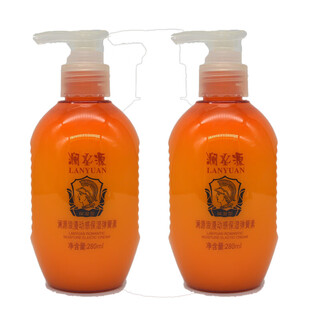 Lanyuan romantic dynamic spring elastin 280ml curly hair styling gel styling lotion moisturizing hair care for women 2 bottles