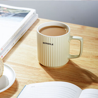 Amai mug ceramic cup vertical pattern cup breakfast cup water cup office milk cup am1314