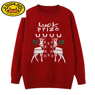 G.duck 2025 new christmas parent-child clothing for a family of three, autumn and winter christmas deer sweater, fashionable family clothing, sweater for adults 2xl