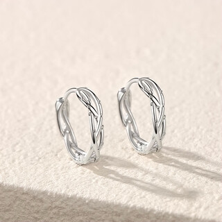 Dl 1998 platinum pt950 earrings pt950 female 18k white gold earrings design sense 520 gift for girlfriend's birthday platinum vine earrings