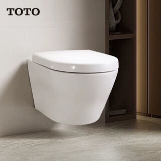 TOTO壁挂式马桶CW762B/162B家用入墙隐藏水箱暗装墙排挂墙悬空坐便器 CW162B马桶+缓降盖