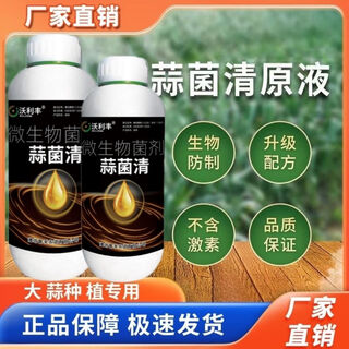Wolifeng garlic bacteria clear original solution garlic planting professional microbial inoculants rooting, strengthening, nutritious early bolting agricultural fertilizer 500g 1 bottle garlic bacteria clear