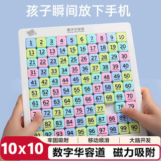Lankupa digital huarongdao 10x10 magnetic puzzle 6-12 years old sudoku toy puzzle boys girls children's gift