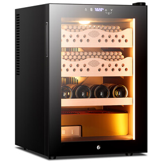 Fuke fk-50c1 cigar cabinet intelligent constant temperature cedar wood embedded energy-saving silent household cigar and wine cabinet red wine cigar humidity control