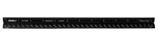 Johnson level & tool 1817-0000 architect triangular scale, black, 1 scale