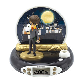 Lexibook harry potter projection alarm clock ceiling time display 4 sound effects night light