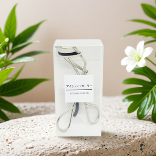 Muji imported from japan muji stainless steel metal convenient eyelash curler long-lasting natural curling beginner metal eyelash curler 1 piece