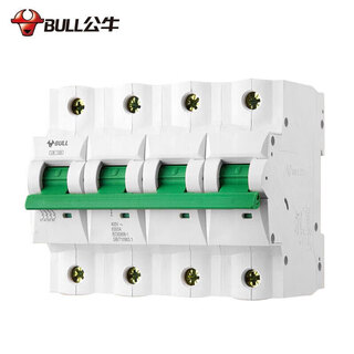 Bull air switch series c type circuit breaker 4p narrow body high power circuit breaker switch 100a 4p