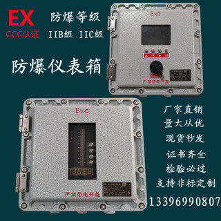 Explosion-proof instrument control box cast aluminum explosion-proof distribution box touch screen explosion-proof control cabinet stainless steel temperature control instrument box