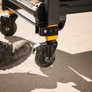 Xmsjtoughbuilt stacking box 2-in-1 trolley construction site outdoor camping equipment tbb1t20-t-20