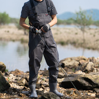 Sekoya luya wading pants full-body one-piece waterproof breathable half-length fishing pants for the sea and rain pants for stream fishing and outdoor