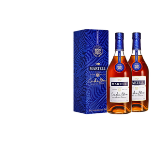 马爹利（Martell）蓝带XO  法国进口 干邑白兰地酒 洋酒烈酒 礼盒装 蓝带XO 700mL 2瓶
