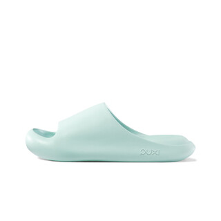 Park xiyun's thick-soled bathroom home slippers that can be worn outside with a poop-stepping feeling, indoor home non-slip slippers for women, pure water blue 36, suitable for feet 35-36